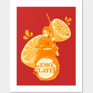 lemon slayer tanjiro Posters and Art